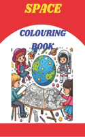 "Galactic Palette: A Space Coloring Adventure"
