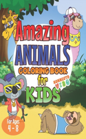 Amazing Animals Coloring Book for Kids