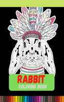 Rabbit Coloring Book: A Rabbit Coloring Book For Adults
