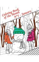 Coloring Book of the Month - N°1 January