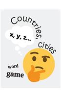 Countries, cities - word game