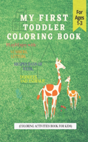 My First Toddler Coloring Book