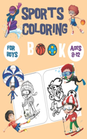 sports coloring books for boys ages 8-12