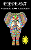 Elephant Coloring Book For Adults