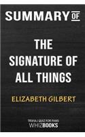 Summary of The Signature of All Things