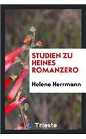 Studien Zu Heines Romanzero