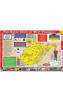 The West Virginia Experience Poster/Map!: (West Virginia Experience)