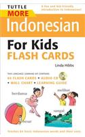 Tuttle More Indonesian for Kids Flash Cards Kit
