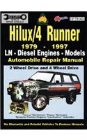 Toyota Hilux/4 Runner Diesel 1979-1997 Auto Repair Manual-Ln, Diesel Eng 2 & 4 Wheel Drive