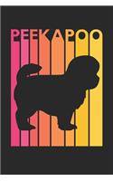 Peekapoo Journal - Vintage Peekapoo Notebook - Gift for Peekapoo Lovers