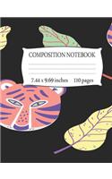 Composition Notebook 7.44 x 9.69 Inches 110 pages