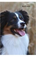 Notizen: Notiz - Australian Shepherd - Hund - Hunderasse - Tierarzt - Tagebuch - Mädchen - Frauen - Hundesport