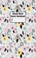Blank Sheet Music Notebook: Easy Blank Staff Manuscript Book Large 8.5 X 11 Inches Musician Paper Wide 12 Staves Per Page for Piano, Flute, Violin, Guitar, Trumpet, Drums, Cell