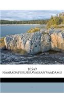 10549 Naaradapuruuravassan'vaadamu: (Telugu)