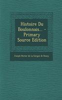 Histoire Du Boulonnais...