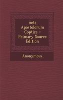 ACTA Apostolorum Coptice