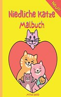 Niedliche Katze Malbuch