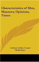 Characteristics of Men, Manners, Opinions, Times