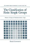 Classification of Finite Simple Groups: Volume 1: Groups of Noncharacteristic 2 Type