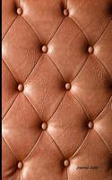 Journal Daily: Faux Leather Sofa Iamge, Unique Stylish Lined Blank Journal Book, 6 X 9, 200 Pages, Dailyjournal Notebook: (English)