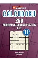 Calcudoku - 250 Medium Puzzles 6x6 (Volume 11)