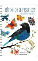 Geninne D Zlatkis 2018 - 2019 Weekly Planner: Birds of a Feather: Birds of a Feather