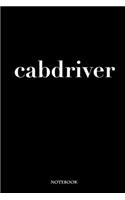 Funny cabdriver Notebook This My Job Journal, University Graduation gift