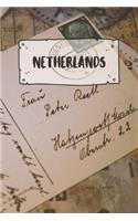 Netherlands: Ruled Travel Diary Notebook or Journey Journal - Lined Trip Pocketbook for Men and Women with Lines