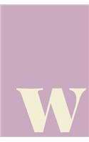 w - Wellness Journal