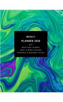 Weekly Planner 2020 with Gratitude Journal, Habit & Mood Tracker, Personal & Business TO-DOs