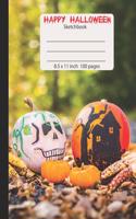 Happy Halloween Sketch Book
