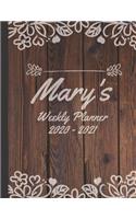 Mary's Weekly Planner 2020 to 2021