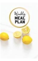 Weakly Meal Plan: Diet Journal for 1 Year 52 Weeks Plan Your Meals Achieve Your Weight Loss Goals Practice Keto Diet Weekly with Breakfast Lunch Dinner Net Carbs Calo