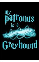 My Patronus Is A Greyhound: Food Journal & Meal Planner Diary To Track Daily Meals And Fitness Activities For Greyhound Dog Lovers, Cute Spirit Animal Enthusiasts, Pet Owners A