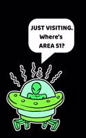 Just Visiting. Where's Area 51?