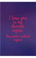I Saw You In My Dreams Again. You Were Naked Again.