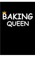 Baking Queen: Funny Baking Blank Recipe Journal Gifts Idea. Best Baking Blank Recipe Journal Book to Write In Favorite Recipes and Meals. Funny Blank Recipe Book 