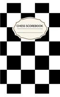 Chess Scorebook: Chess Notation Book and Chess Journal or Chess Scorebook for a Chess Lover, 6x9.