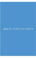 Grate Expectations Notebook: Lined Journal, 120 Pages, 6 x 9, Funny Office Manager Gag Gift, Steel Blue Matte Finish (Grate Expectations Journal)