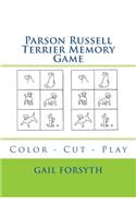 Parson Russell Terrier Memory Game: Color - Cut - Play
