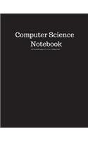 Computer Science Notebook 200 Sheet/400 Pages 8.5 X 11 In.-College Ruled: Notebook for School - Subject Computer Science - Writing Composition Book - Soft Cover
