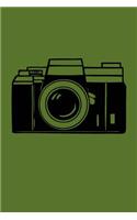Camera Notebook (6x9 Journal): Lined Writing Notebook, 110 Pages