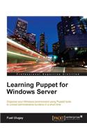 Learning Puppet for Windows Server