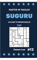 Master of Puzzles Suguru - 200 Easy to Medium Puzzles 7x7 Vol.13