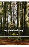 Vogelbeobachter Notizen: Vogelforscher - Bullet Diary Journal - Einschreibbuch - Notizbuch - Vogelbeobachtungsf