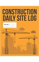 Construction Daily Site Log Book Work Activity Report Diary