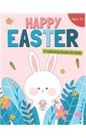 Happy Easter a Coloring Book for Kids
