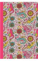 Sketch Journal: Dragons (Pink) 6x9 - Pages Are Lined on the Bottom Third with Blank Space on Top