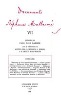 Documents Stephane Mallarme VII