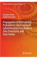 Propagation of Interval and Probabilistic Uncertainty in Cyberinfrastructure-Related Data Processing and Data Fusion